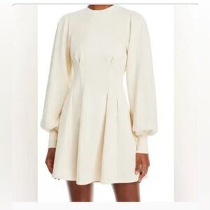 En Saison cream sweatshirt dress S